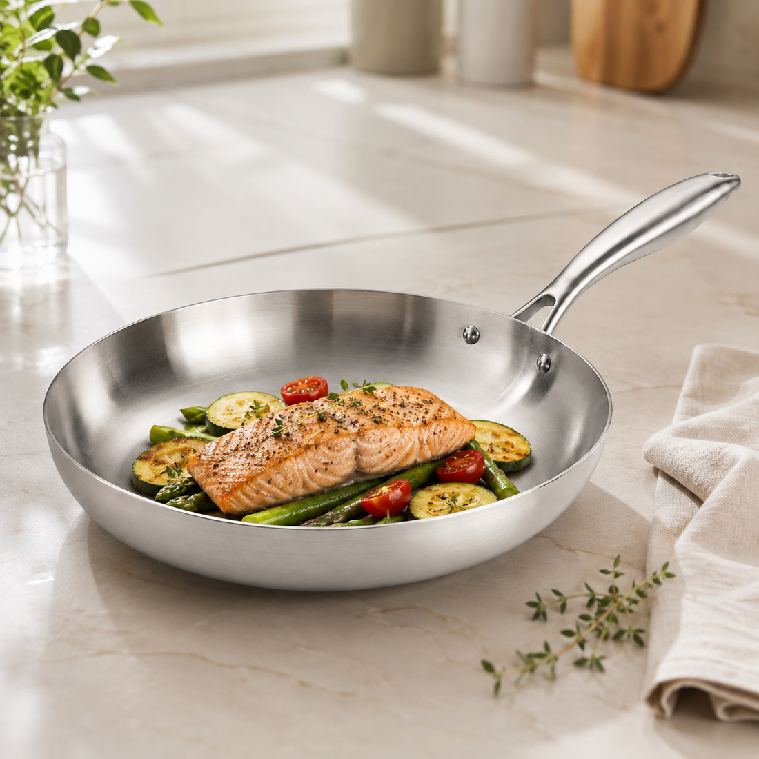 Poêle en Inox 304 - Noreva